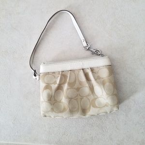 Coach Signature Wristlet
